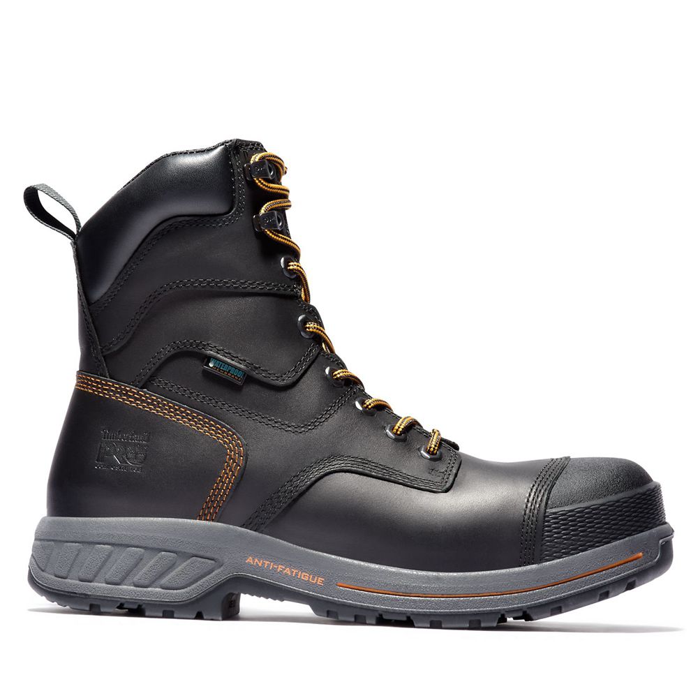 Botas de Trabajo Masculino - Timberland Pro® Endurance Hd 8" Comp Toe - AHKMW7530 - Pretas